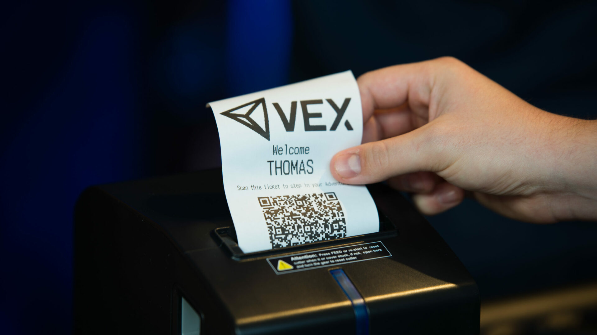 Sistema de tickets fácil de usar para registrarse y VEX eSports League