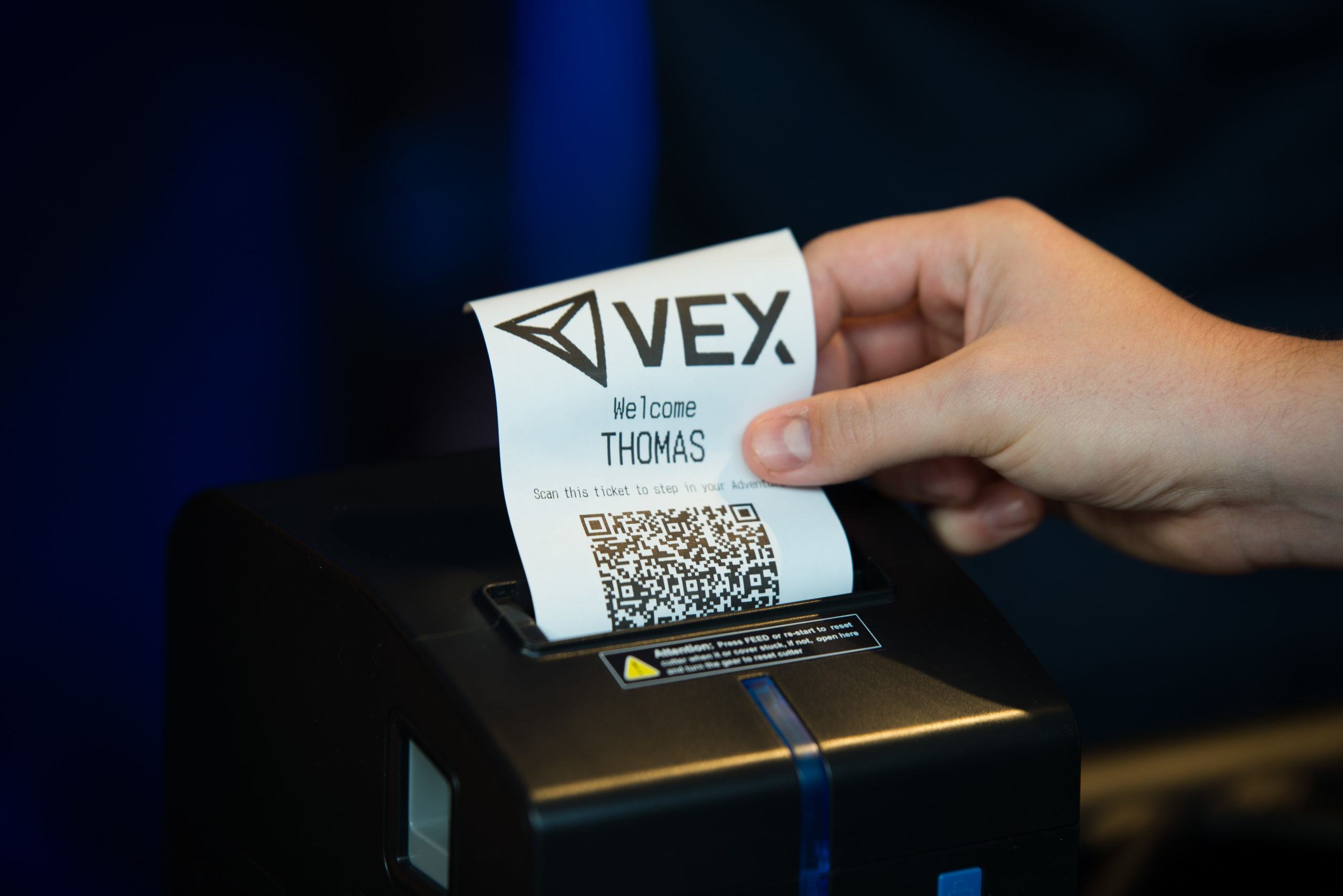 Eenvoudig te gebruiken ticketsysteem om te registreren en VEX eSports League