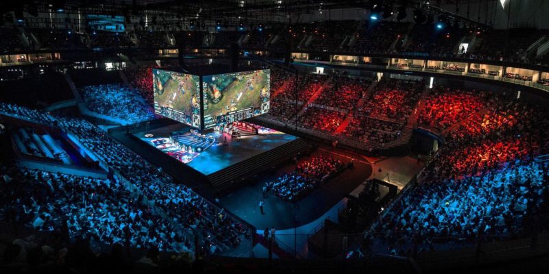 VR Esports in arena