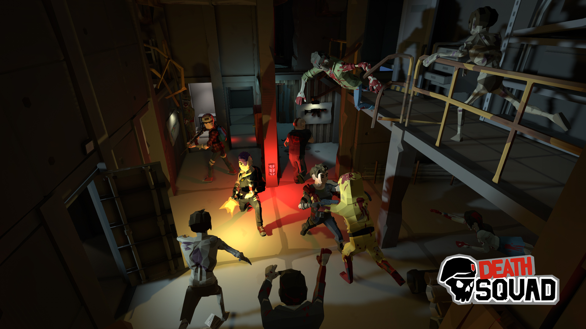 Death Squad, cooperative zombie shooting game in VR, virtual reality