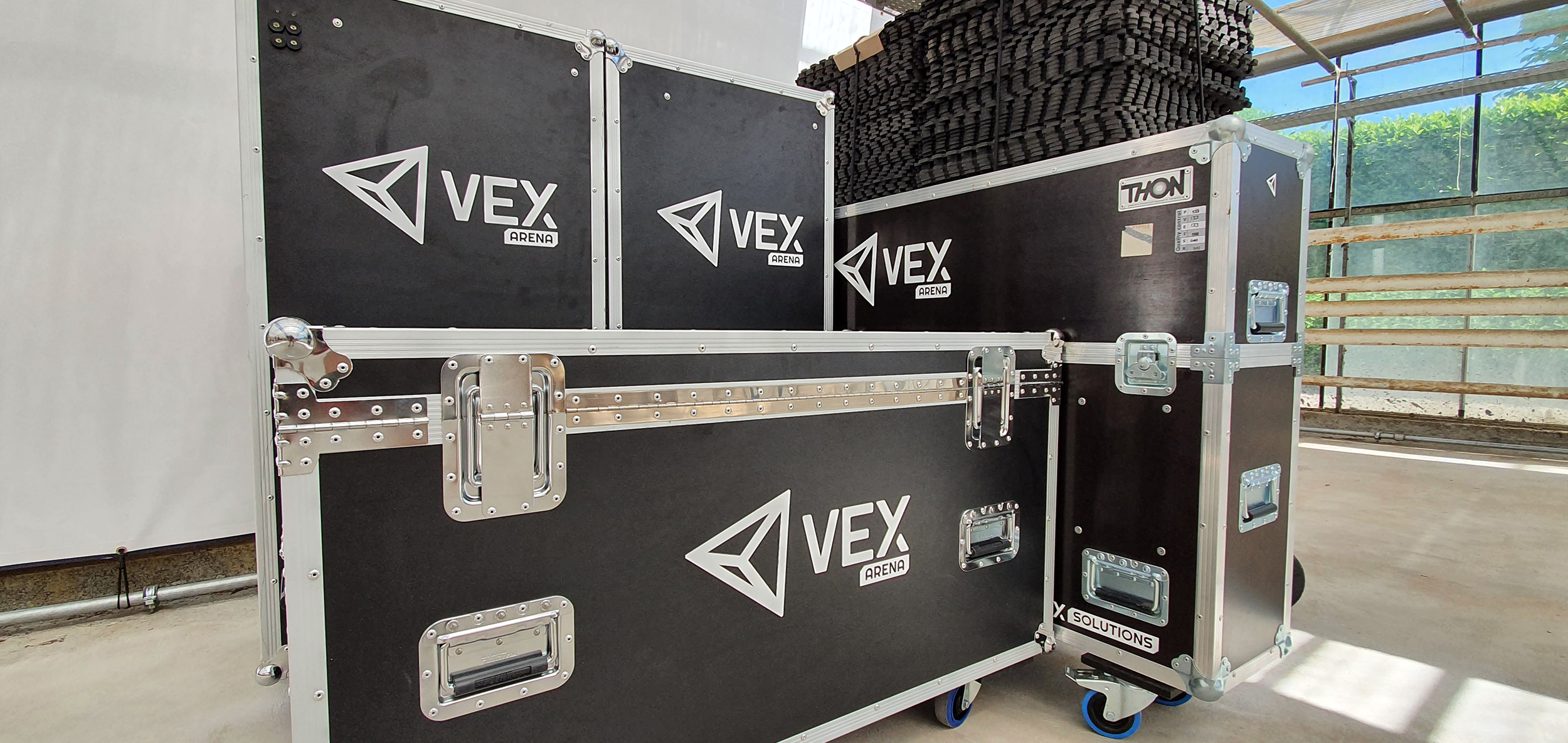 VEX Arena -mobil, den eneste virtual reality -arena, du kan flytte rundt på